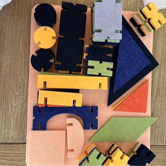 Tangram 2 set combo felt blocks - Picture 3 of 8